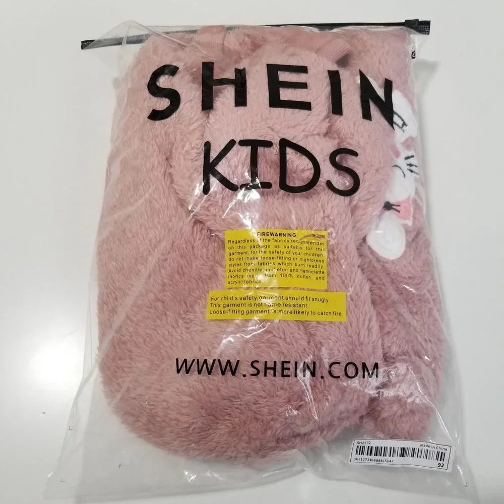 NWT SHEIN Baby‎ Cartoon Embroidery Pullover & Sweatpants Size 18-24M Color Pink
